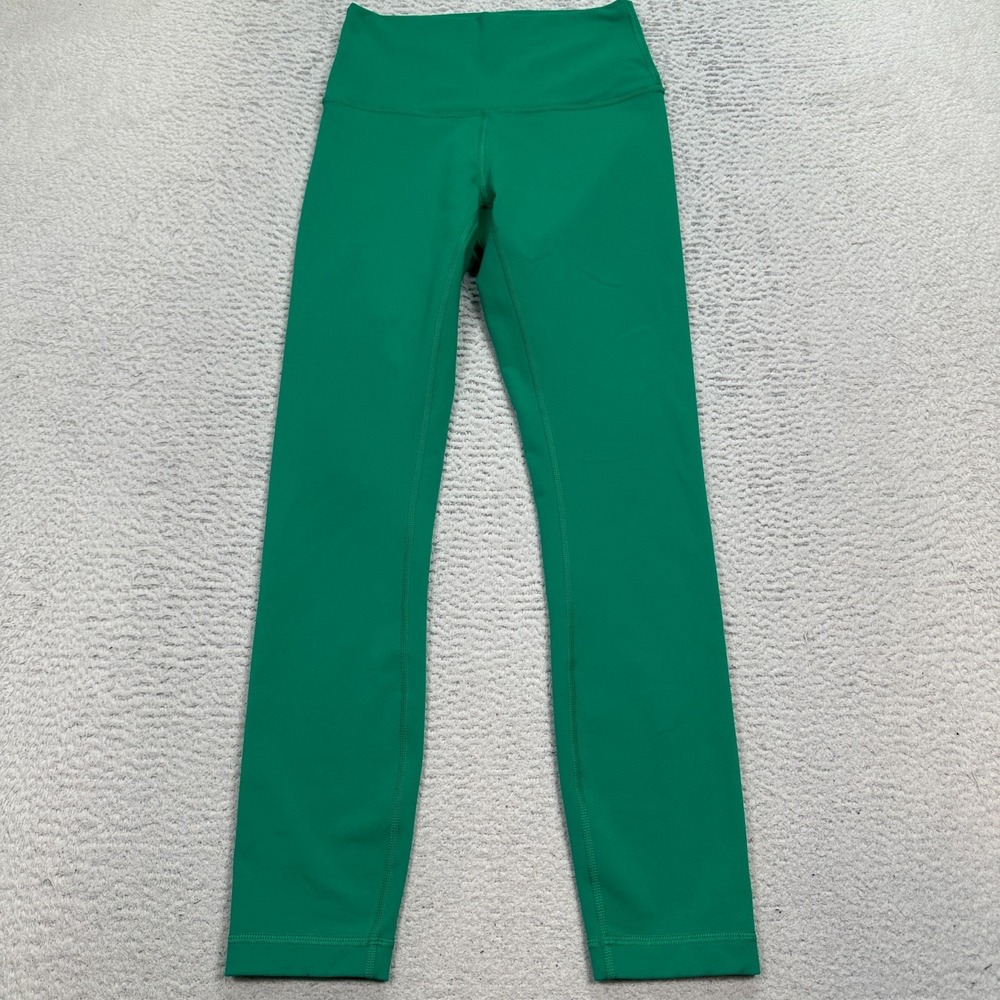 Lululemon Leggings Women's Size 4 (Fits‎ 25X26) Green Workout